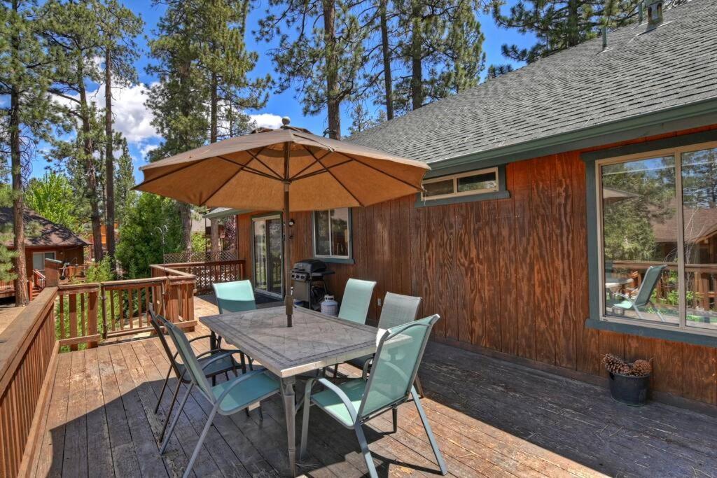 Teakwood - 3-Br Spa, Fire Pit, Quiet, Ac, Centrally Located Villa Big Bear Lake Exterior photo